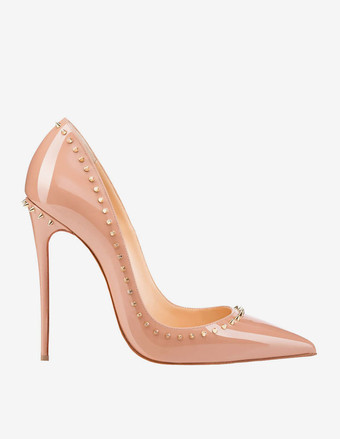 ハイヒール ポインテッドトゥ パンプス ブラック ピンヒール 靴の甲の素材：パテント PU 12cm スタッズ シューズ パテントレザー ハイヒールシューズ 結婚式 二次会 通勤用 仕事 キャバ 卒園式 卒園式 スリップオン レディース靴