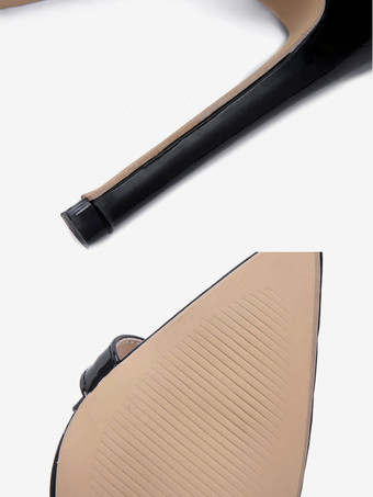 女性用スネークストラップスチレットヒールセクシーサンダル