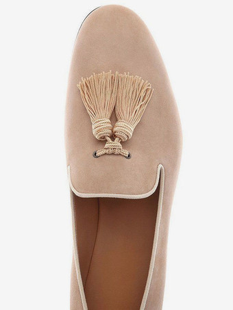 メンズシューズ マスタード スリッポン タッセルローファー