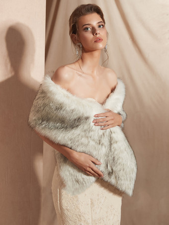 ファー コート シルバー フェイクファー エコファーコート レディースアウター 女性用 普通 ポリエステル レディースファッション