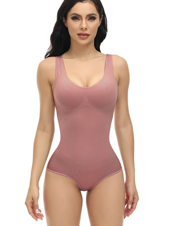 カメオピンクランジェリー シェイプウェア カメオ ピンク ノースリーブ U ネック シェイプウェア