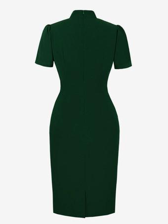 Robe crayon verte hot sale