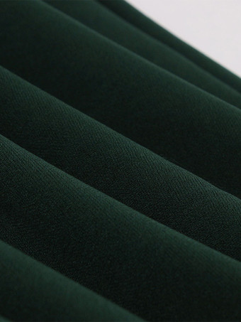 ボディコンドレス　ダークグリーン　カジュアル　半袖　二次会　お呼ばれ　発表会　ペンシルドレス