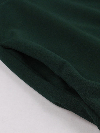 ボディコンドレス　ダークグリーン　カジュアル　半袖　二次会　お呼ばれ　発表会　ペンシルドレス