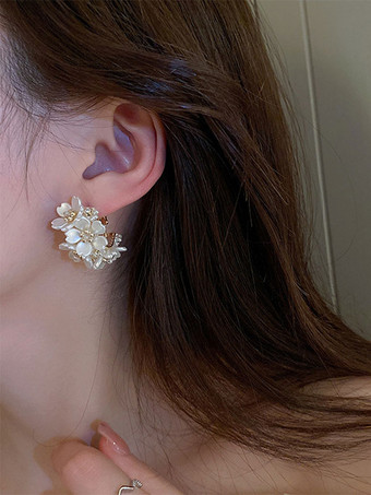 ブライダル イヤリング ラインストーン 女の子用 ラインストーン ピアス ウェディング ジュエリー