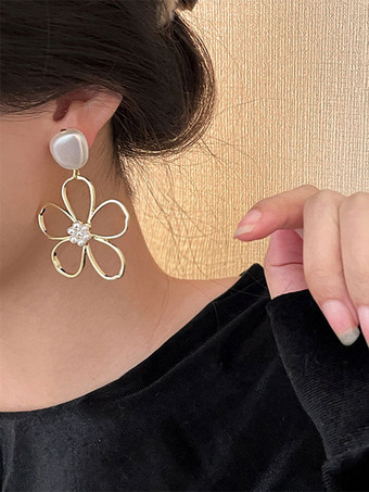 ウェディング イヤリング ラインストーン レディース ラインストーン ピアス ブライダル ジュエリー