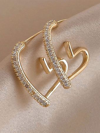 ブライダル イヤリング ラインストーン 女の子用 ラインストーン ピアス ウェディング ジュエリー