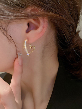 ブライダル イヤリング ラインストーン 女の子用 ラインストーン ピアス ウェディング ジュエリー