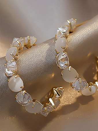 ブライダル イヤリング ラインストーン レディース ラインストーン ピアス ブライダル ジュエリー