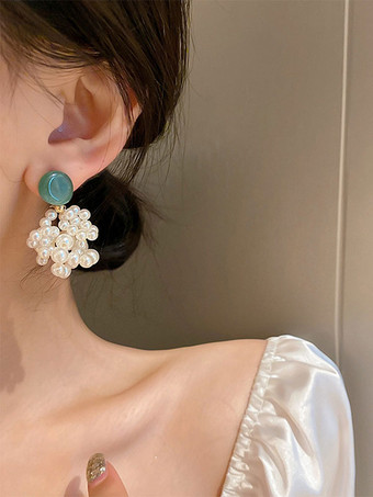 ウェディング イヤリング ラインストーン 女の子用 ラインストーン ピアス ブライダル ジュエリー