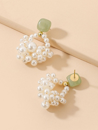 ウェディング イヤリング ラインストーン 女の子用 ラインストーン ピアス ブライダル ジュエリー