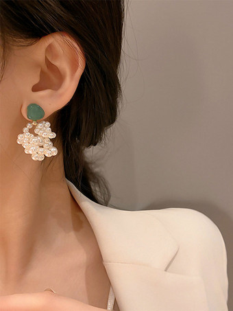 ウェディング イヤリング ラインストーン 女の子用 ラインストーン ピアス ブライダル ジュエリー