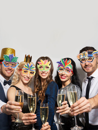 コスプレマスク コスプレアクセサリー 男女兼用 マスク マスク 非パーソナライズ プラスチック オレンジ レッド