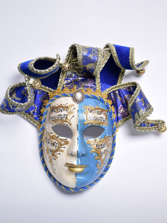 ブルー コスプレマスク コスプレアクセサリー 男女兼用 マスク マスク 非パーソナライズ プラスチック ゴールド