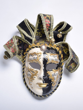 ブラック コスプレマスク コスプレアクセサリー 男女兼用 マスク マスク 非パーソナライズ プラスチック ゴールド