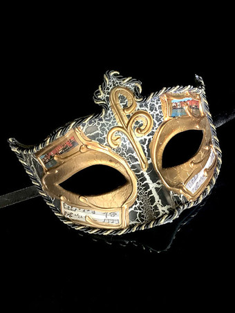 コスプレマスク コスプレアクセサリー 男女兼用 マスク マスク 非パーソナライズ プラスチック ゴールド