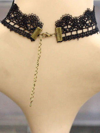 Schwarze gotische Hochzeits-Halsketten Schwarze schwarze rechteckige Hochzeits-Halskette