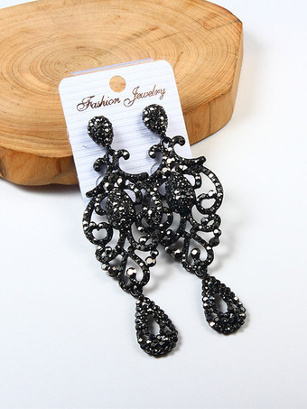 ブラック ゴシック ブラック ゴシック ウェディング イヤリング メタル ピアス ブライダル ジュエリー