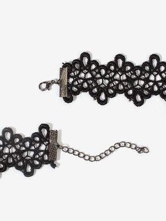 黒ゴシック ウェディング ネックレス ブラック ラウンド ブリリアント ウェディング ネックレス