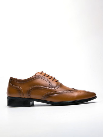 Men's Dress Shoes Modern Pointed Toe Lace Up Oxford Shoes