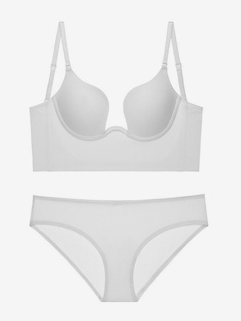 ブライダルランジェリー ビスチェ ブラとパンティ 2点セット プッシュアップ レディース 下着