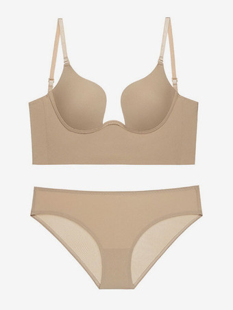 ブライダルランジェリー ビスチェ ブラとパンティ 2点セット プッシュアップ レディース 下着