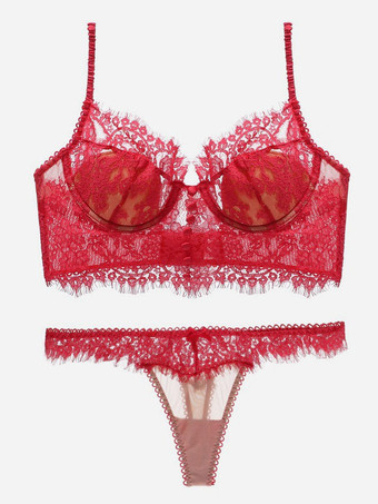 ブライダル ブラジャー パンティ用 レース アンダーウェア 2ピース レディース ランジェリー