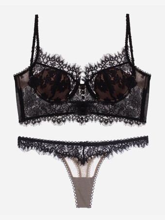 ブライダル ブラジャー パンティ用 レース アンダーウェア 2ピース レディース ランジェリー