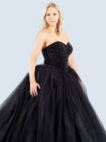 ゴシックブラックのウェディングドレス A ラインノースリーブレーストレーンブライダルドレス無料カスタマイズ