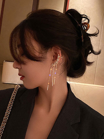 ウェディング イヤリング ラインストーン 女の子用 ラインストーン ピアス ブライダル ジュエリー