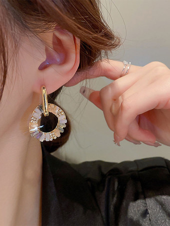 ブライダル イヤリング ラインストーン レディース ラインストーン ピアス ブライダル ジュエリー