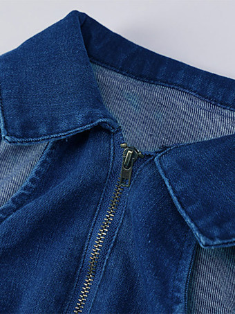 デニム ジャンプスーツ ノースリーブ レディース デニム ジーンズ