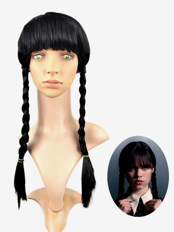 The Addams Family TV Cosplay Wednesday Cosplay Wigs