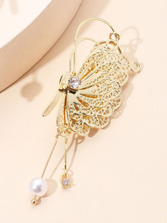 Hochzeitsohrringe Metall Ohrclip Hochzeitsschmuck gem