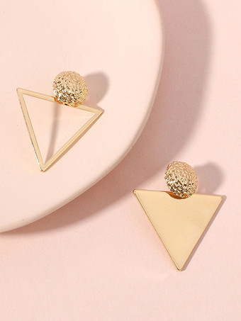 Brautohrringe Metall durchbohrt Hochzeitsschmuck gem