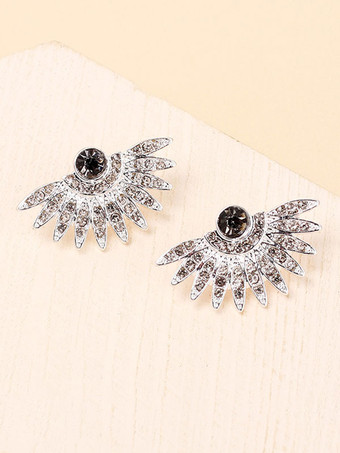 ウェディング イヤリング ラインストーン ピアス ウェディング ジュエリー Acc