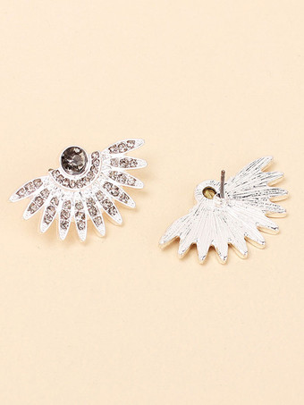 ウェディング イヤリング ラインストーン ピアス ウェディング ジュエリー Acc