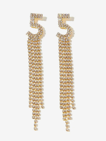 ウェディング イヤリング ラインストーン ピアス ウェディング ジュエリー Acc