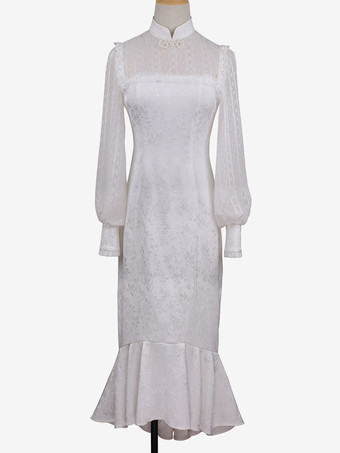 アカデミックロリータ衣装白長袖