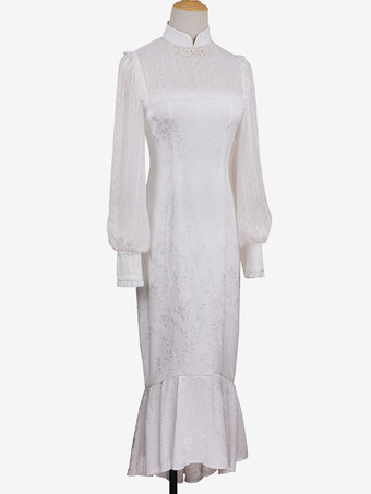 アカデミックロリータ衣装白長袖