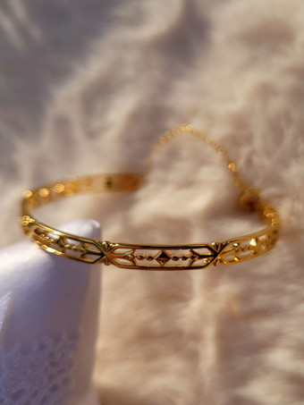 Pulsera nupcial oro cobre boda Acc
