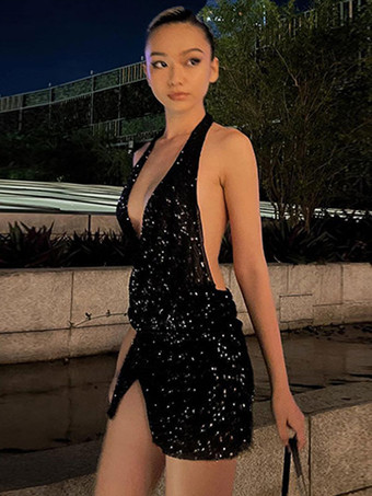 SchwarzGeburtstagsfeierkleider Weißes ärmelloses halbformelles Kleid mit V-Ausschnitt