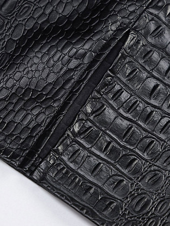 Completo coordinato in similpelle da due pezzi per la serata 2025