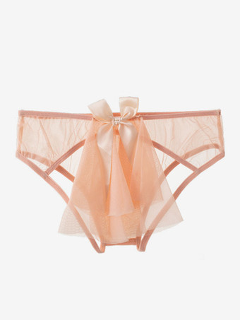 女性のセクシーなパンティー肉 1 ピース レース下着弓ランジェリー