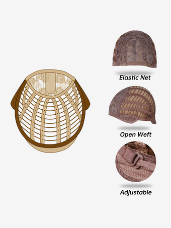 Parrucche sintetiche Ember Red Bobs Parrucca corta da donna corta a strati in fibra resistente al calore