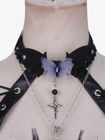 甘いロリータ JSK ドレス花柄アップリケ弓紫ロリータ ジャンパー スカート