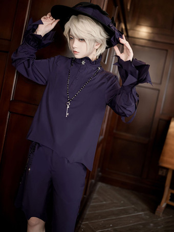 【先行販売】ゴスロリ王子ファッションハイネックシャツ