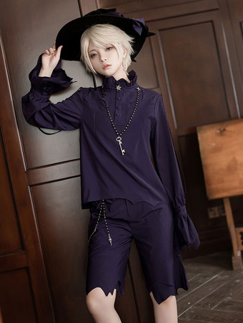 【先行販売】ゴスロリ王子ファッションハイネックシャツ