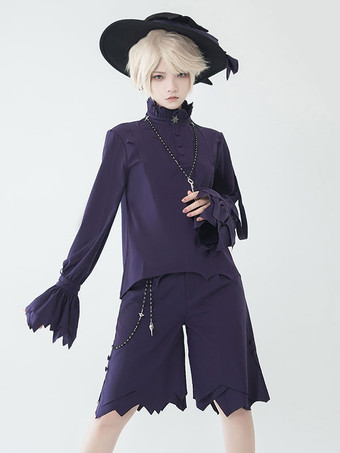 【先行販売】ゴスロリ王子ファッションハイネックシャツ