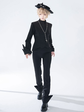 【先行販売】ゴスロリ王子ファッションストレートレッグパンツ